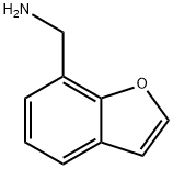 苯并呋喃-7-基甲胺 结构式