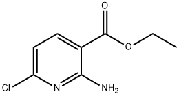 2-氨基-6-氯烟酸乙酯 结构式