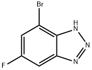 7-溴-5-氟-1H-苯并[D][1,2,3]三唑 结构式