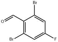 2,6-二溴-4-氟苯甲醛 结构式
