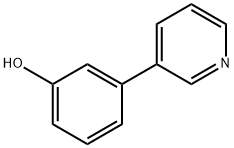 3-(吡啶-3-基)苯酚 结构式