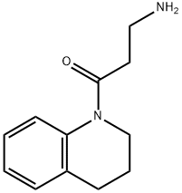 3-amino-1-(3,4-dihydroquinolin-1(2H)-yl)propan-1-one 结构式