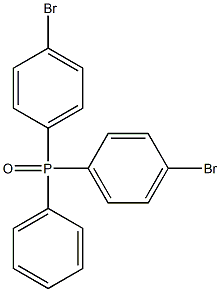 双(4-溴苯基)苯基氧化膦 结构式