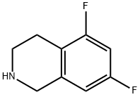 5,7-二氟-1,2,3,4-四氢异喹啉 结构式