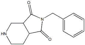 2-苄基-六氢-2H-吡咯并[3,4-C]吡啶-1,3-二酮盐酸盐 结构式