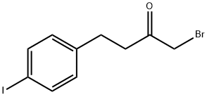 1-溴-4-(4-碘苯基)丁-2-酮 结构式
