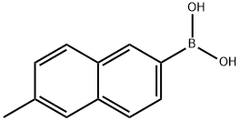 6-甲基萘-2-硼酸 结构式