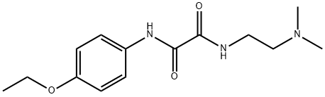 N-[2-(dimethylamino)ethyl]-N'-(4-ethoxyphenyl)ethanediamide 结构式