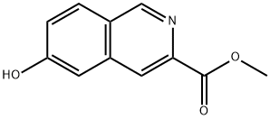 methyl 6-hydroxyisoquinoline-3-carboxylate 结构式