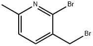 2-溴-3-(溴甲基)-6-甲基吡啶 结构式