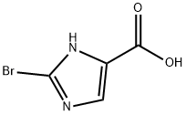 2-溴-1H-咪唑-5-羧酸 结构式