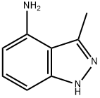 3-甲基-1H-吲唑-4-胺 结构式