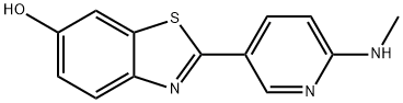 2-[6-(methylamino)pyridin-3-yl]-1,3-benzothiazol-6-ol 结构式