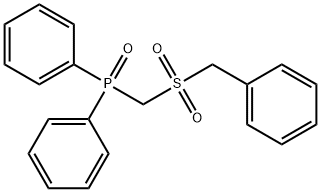 ((Benzylsulfonyl)methyl)diphenylphosphine oxide 结构式