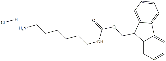 N-Fmoc-1,6-diaminohexane HCl 结构式