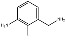 3-(氨基甲基)-2-氟苯胺 结构式