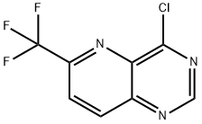 4-CHLORO-6-(TRIFLUOROMETHYL)PYRIDO[3,2-D]PYRIMIDINE 结构式