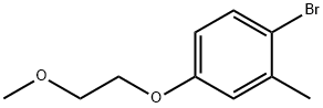 1-BROMO-4-(2-METHOXYETHOXY)-2-METHYLBENZENE 结构式