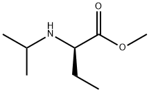 METHYL (2R)-2-(ISOPROPYLAMINO) BUTANOATE 结构式