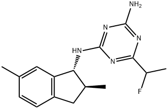 三嗪茚草胺(暂定) 结构式