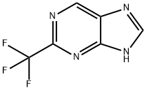 2-(trifluoromethyl)-1H-purine 结构式