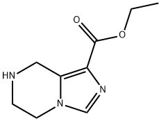 5,6,7,8-四氢咪唑[1,5-A]吡嗪-1-甲酸乙酯 结构式