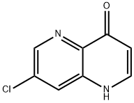 7-氯-1,5-萘啶-4(1H)-酮 结构式