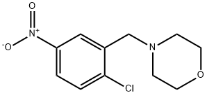 4-(2-氯-5-硝基苄基)吗啉 结构式