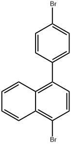 1-溴-4-(4-溴苯基)萘 结构式