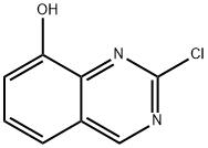 2-氯-8-羟基喹唑啉 结构式