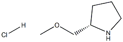 (S)-2-(甲氧基甲基)吡咯烷盐酸盐 结构式