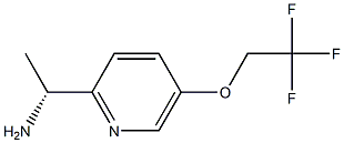 (R)-1-(5-(2,2,2-三氟乙氧基)吡啶-2-基)乙胺 结构式