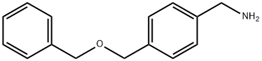 {4-[(苄氧基)甲基]苯基}甲胺 结构式