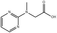 2-[甲基(嘧啶-2-基)氨基]乙酸 结构式