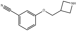 3-(3-azetidinylmethoxy)Benzonitrile 结构式