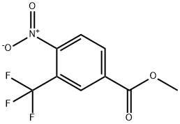 4-Nitro-3-trifluoromethyl-benzoic acid methyl ester 结构式