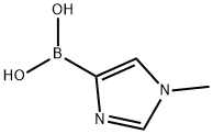 B-(1-METHYL-1H-IMIDAZOL-4-YL)- BORONIC ACID 结构式