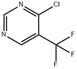 4-氯-5-(三氟甲基)嘧啶 结构式