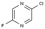 2-氯-5-氟吡嗪 结构式