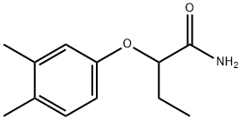 2-(3,4-二甲基苯氧基)丁酰胺 结构式