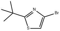 4-溴-2-(叔丁基)噻唑 结构式