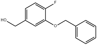 4-Fluoro-3-(phenylmethoxy)benzenemethanol 结构式