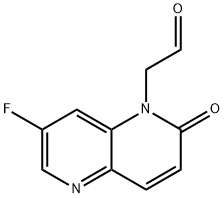 7-fluoro-2-oxo-1,5-Naphthyridine-1(2H)-acetaldehyde 结构式