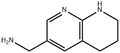 (5,6,7,8-tetrahydro-1,8-naphthyridin-3-yl)methanamine 结构式