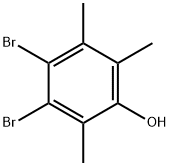 3,4-二溴-2,5,6-三甲基苯酚 结构式