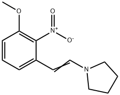 1-(2-(3-METHOXY-2-NITRO-PHENYL)-VINYL)-PYRROLIDINE 结构式