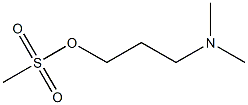 3-(dimethylamino)propyl methanesulfonate 结构式