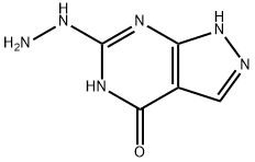 6-肼基-1H,4H,5H-吡唑并[3,4-D]嘧啶-4-酮 结构式