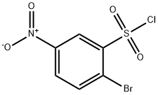 2-溴-5-硝基苯磺酰氯 结构式