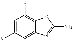 2-氨基-5,7-二氯苯并噁唑 结构式